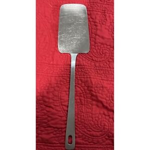 Stainless Steel Spatula Turner Flat Kitchen Utensil Metal Flipper